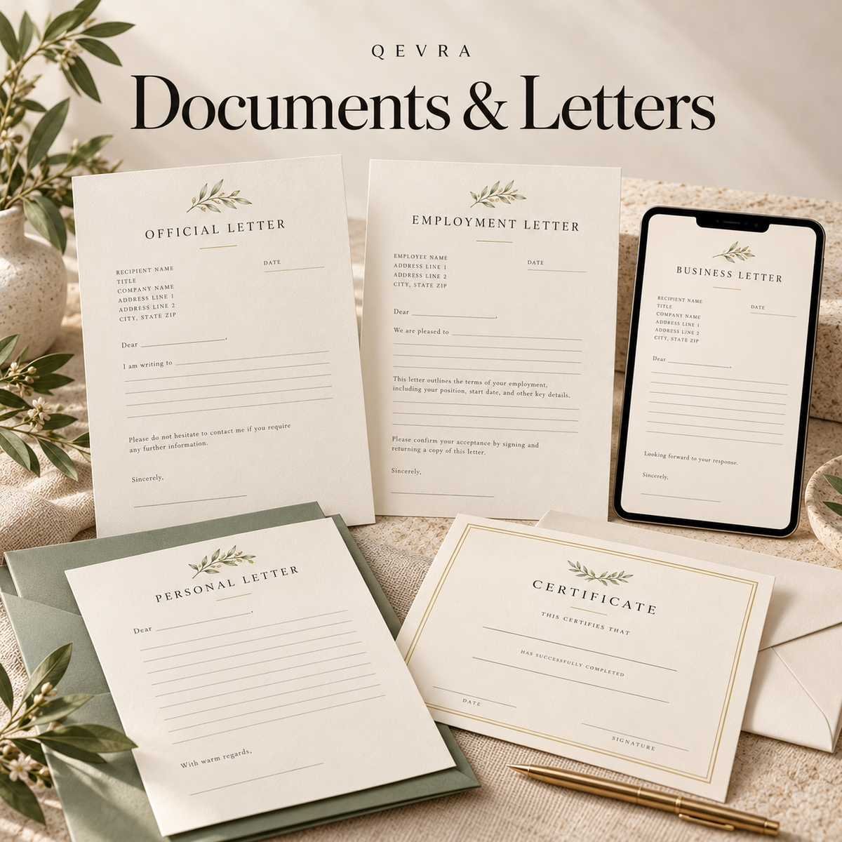 Documents & Letters