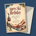 Apres Ski Birthday Party Invitation – Editable Canva Template