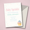 Baby Sprinkle Invitation – Fillable PDF & Editable Canva Template
