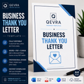 Business Thank You Letter Template | Editable Word, PDF & Canva