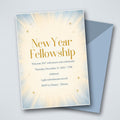 Church New Year Fellowship Invitation – Editable Canva Template
