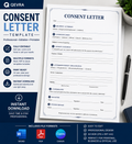 Consent Letter Template | Editable Word, PDF & Canva