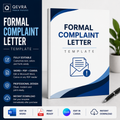 Formal Complaint Letter Template | Editable Word, PDF & Canva