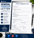 General Permission Letter Template | Editable Word, PDF & Canva