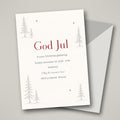 Nordic God Jul Christmas Invitation – Editable Canva Template