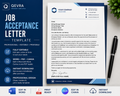 Job Acceptance Letter Template | Editable Word, PDF & Canva