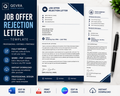 Job Offer Rejection Letter Template | Editable Word, PDF & Canva