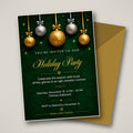 Holiday Office Party Invitation – Editable Canva Template