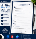 Official Request Letter Template | Editable Word, PDF & Canva
