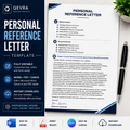 Personal Reference Letter Template | Editable Word, PDF & Canva