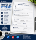 Power of Attorney Template | Editable Word, PDF & Canva