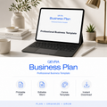 QEVRA Business Planner | Editable Canva, Word & Printable PDF