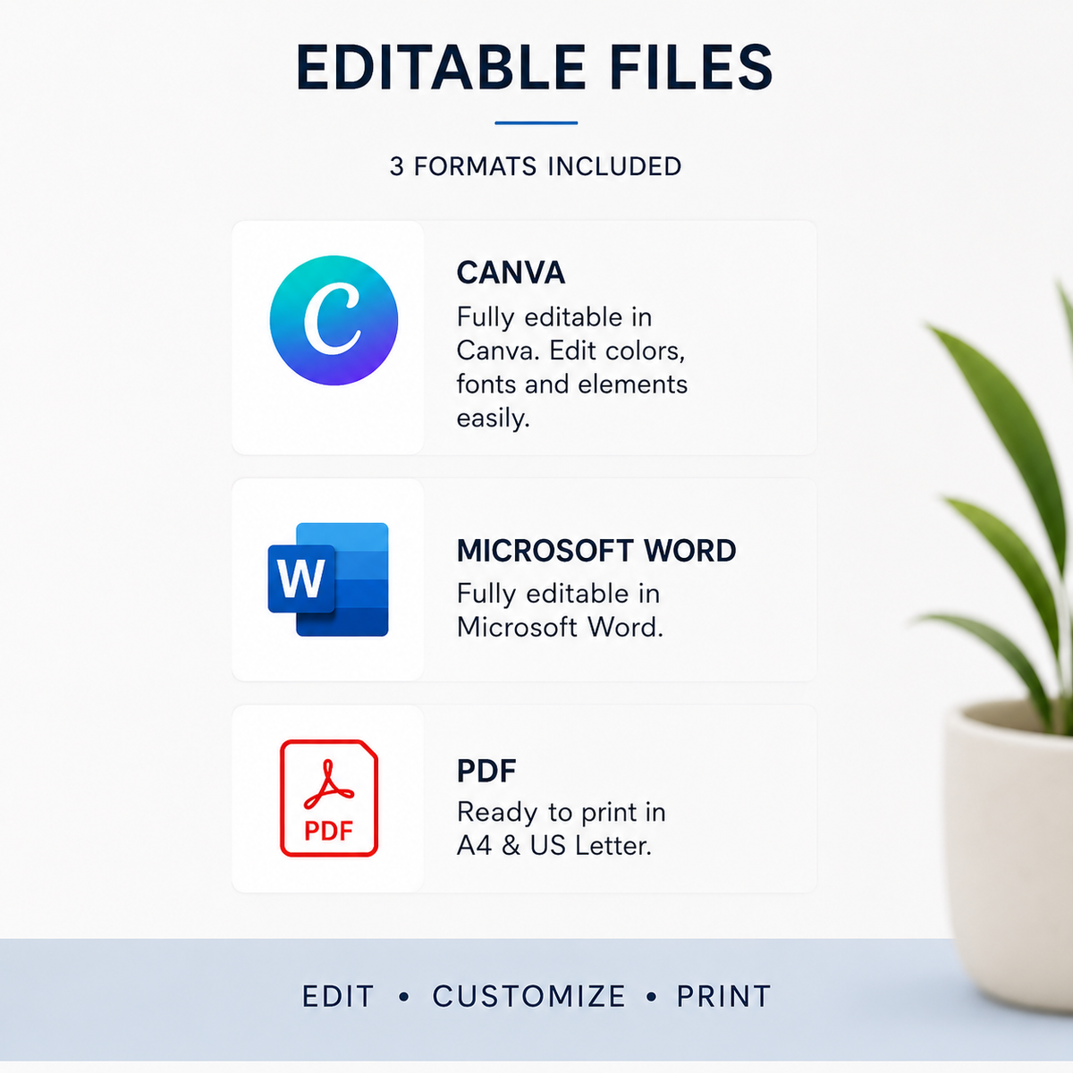 QEVRA Business Planner | Editable Canva, Word & Printable PDF