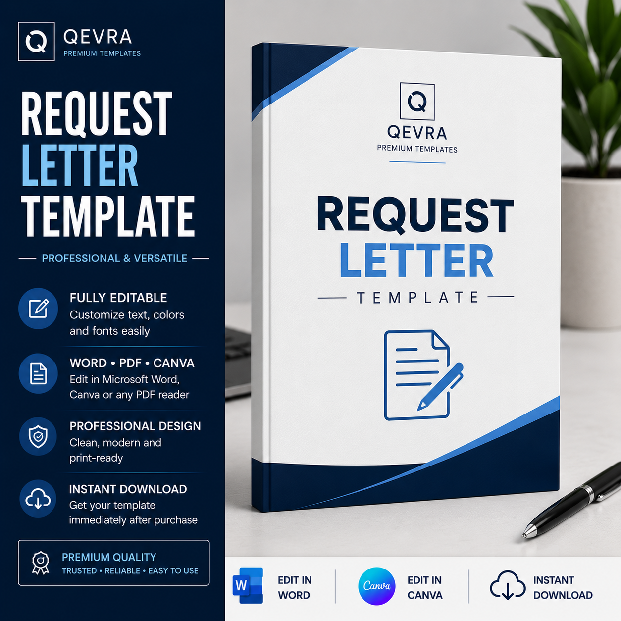 Request Letter Template | Editable Word, PDF & Canva