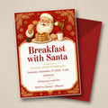 Breakfast with Santa Invitation – Editable Canva Template