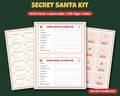 Secret Santa Kit – Wish Cards, Name Slips & Gift Tags