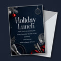Team Holiday Lunch Invitation – Editable Canva Template