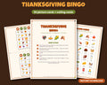 Thanksgiving bingo printable – 30 picture bingo cards and calling cards for kids and families