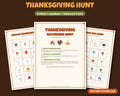 Thanksgiving scavenger hunt for kids printable – indoor, outdoor and treasure hunt clue cards